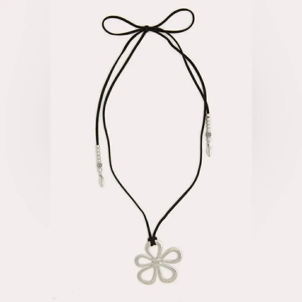 Boho flower necklace N850